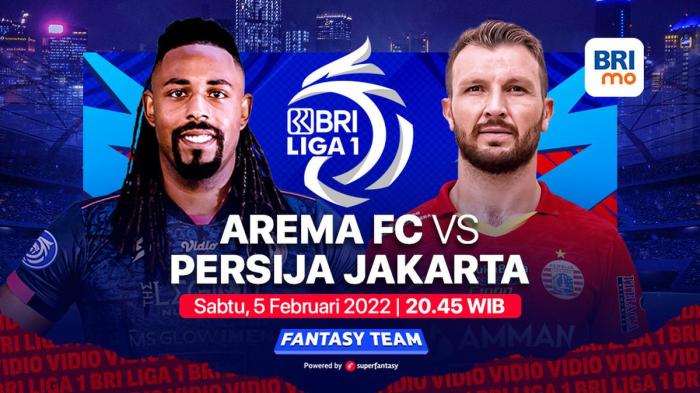 CHUTOGEL - Pertandingan seru Arema FC vs Persija Jakarta