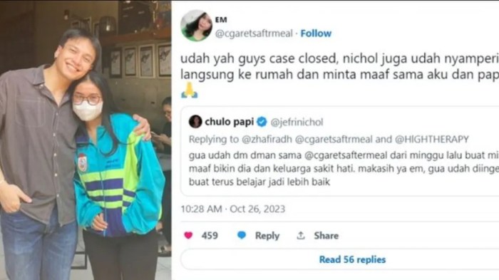 Chutogel : Detil kasus penganiayaan Jefri Nichol