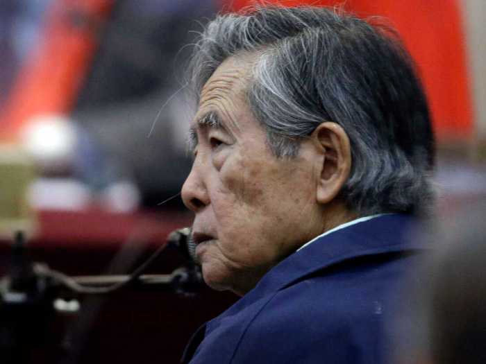 Penghormatan terakhir untuk eks presiden peru alberto fujimori